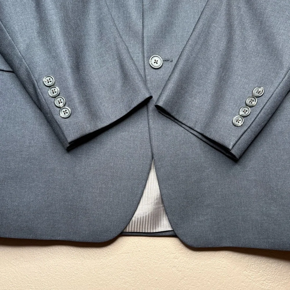 Lauren Ralph Lauren 100% Wool Charcoal Classic Blazer Sport Coat Men's Size 44R